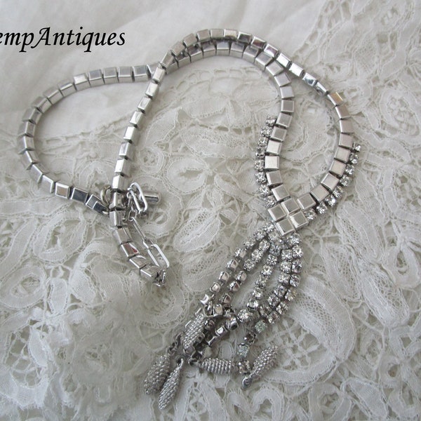 Vintage diamante necklace