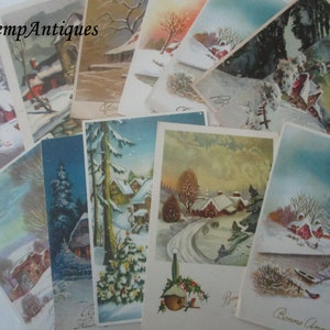 Oude feestkaart x 12