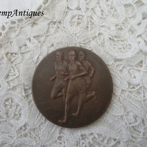 Medalha de atletismo cross country assinada