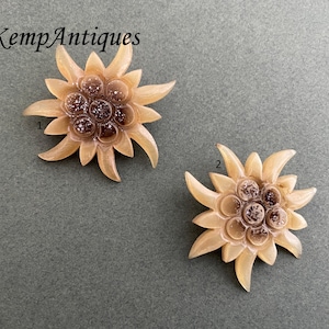 Old edelweiss brooch 1930&#39;s