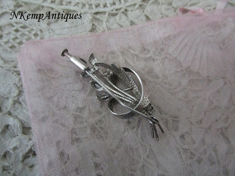 Real silver brooch image 2