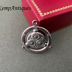Antique glass pendant/fob 1910 jakob bengel