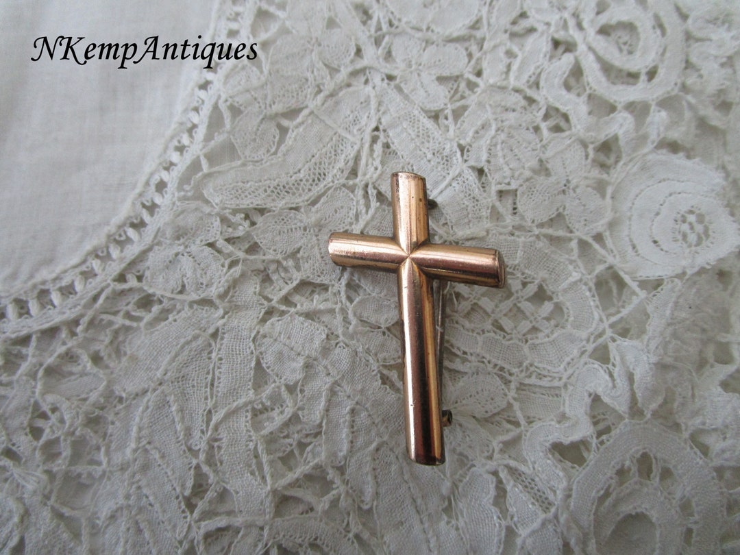 BELLE BROCHE avec PENDENTIF RELIQUAIRE 3 VERTUS / ANCIENS XIXème en ARGENT