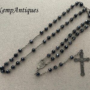 Old glass rosary