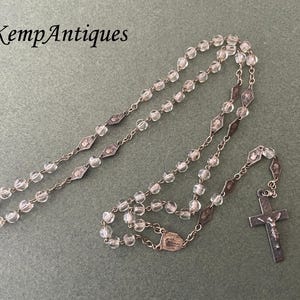 Antique rosary glass