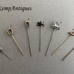 Antique equestrian stick pin 1910 horseracing pin stock pin tie pin cravat