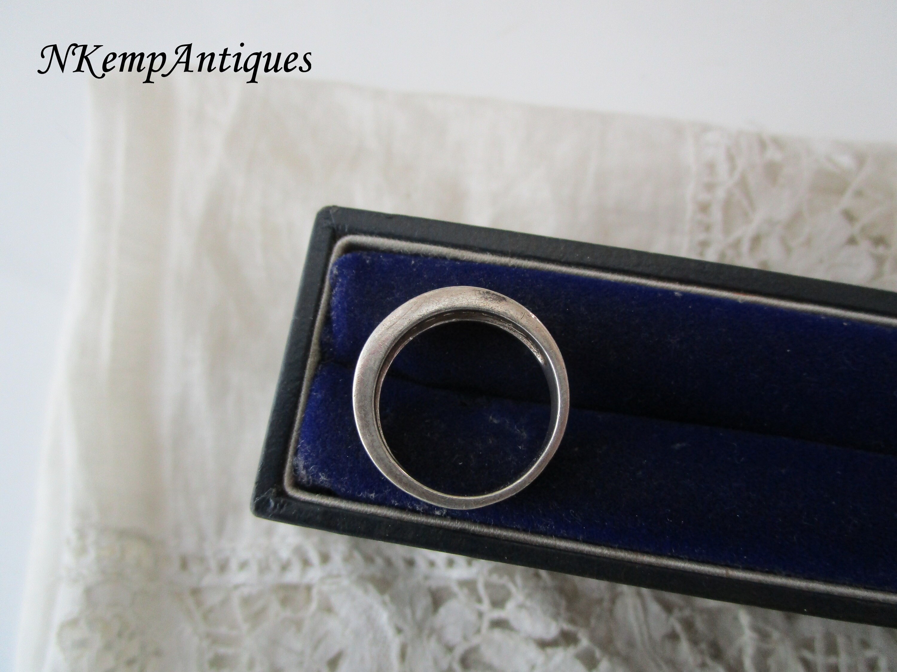 Real Silver Ring Signed Savnv Etsy Israel