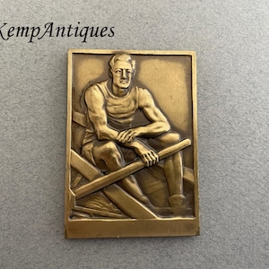 Old rowing medal /plaque 1953