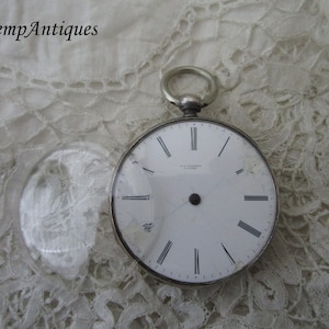 Antique pocket watch real silver 1900 restoration project