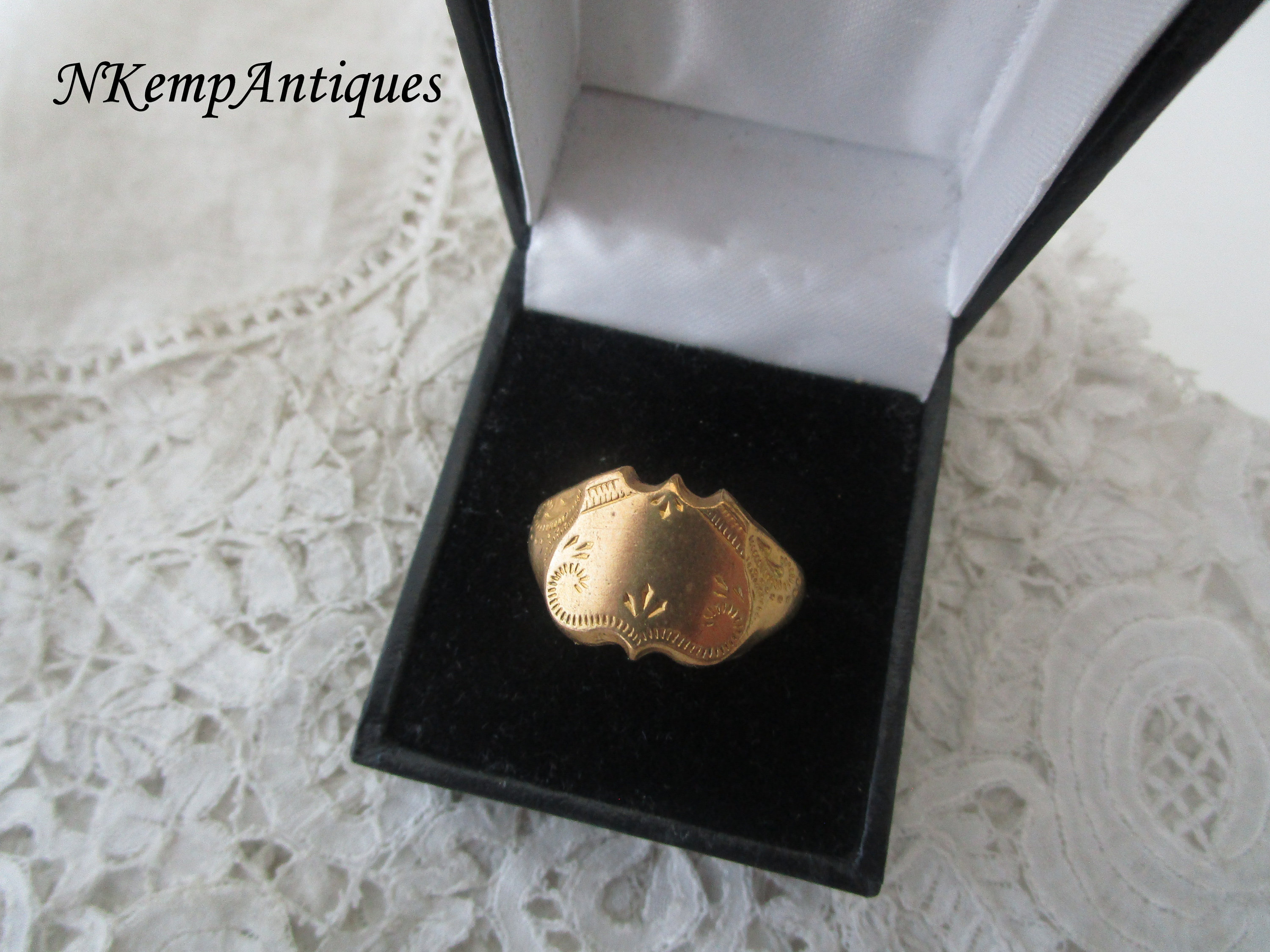 Large Signet Ring - Etsy