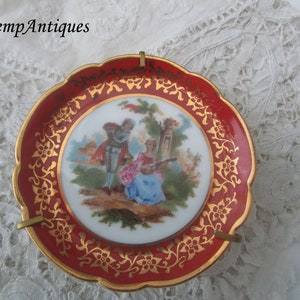 Französische Limoges Plakette