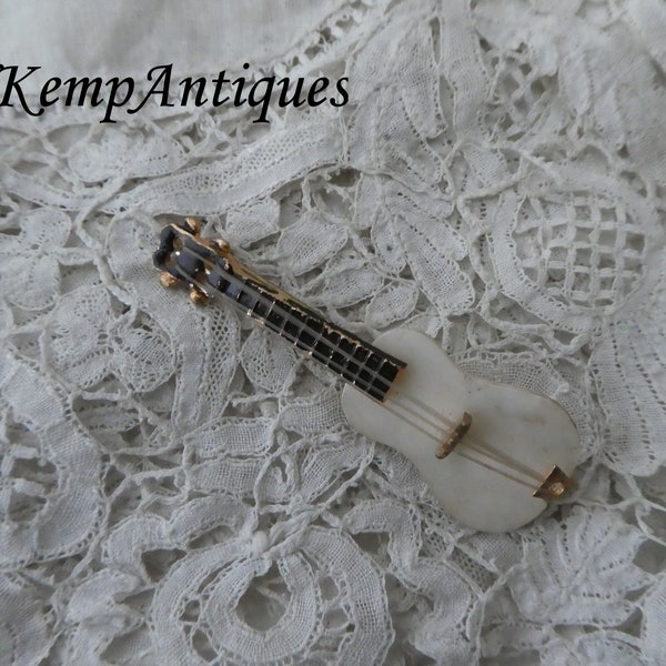 broche guitare vintage