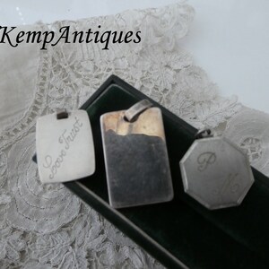 Old pendant real silver x 3