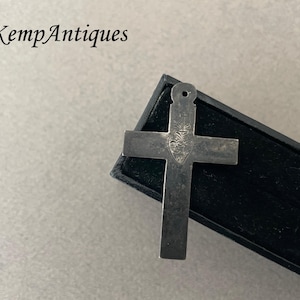 Antique nuns cross real silver