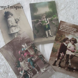 Vintage postcard x 4