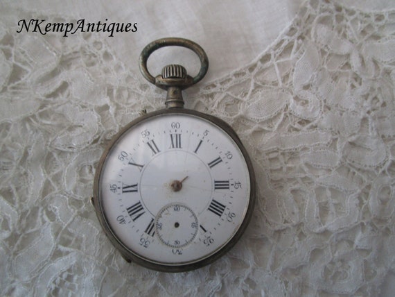 Antique Silver Pocket Watch Restoration Project Etsy Australia