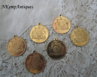 Old pendant/medal x 6