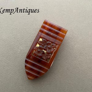 Old Bakelite dress clip 1920&#39;s Art deco