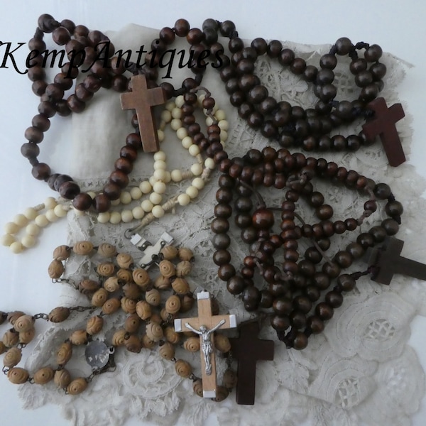 Old broken rosaries for re-purpose