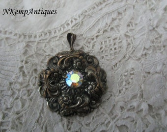 Vintage glass pendant
