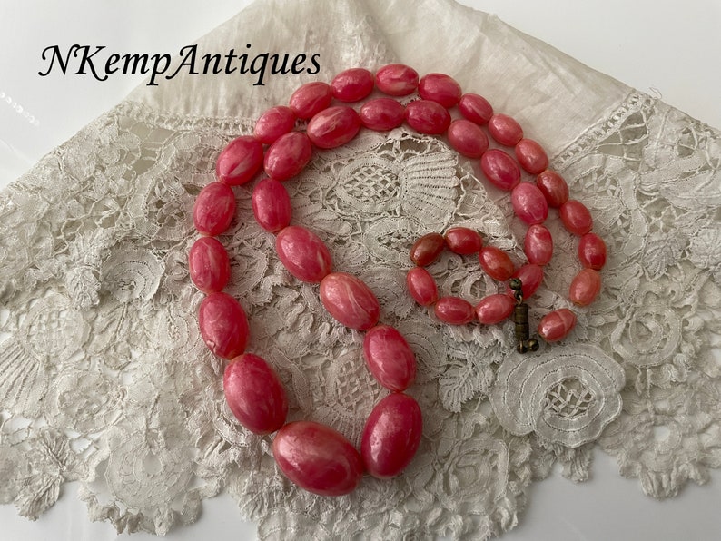 Vintage bead necklace zdjęcie 1