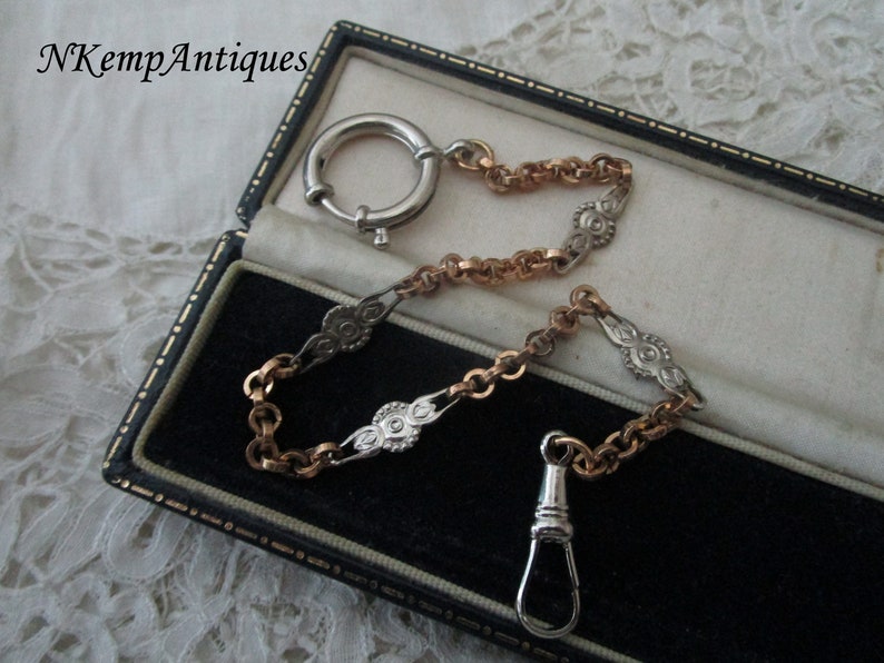 Pocket watch chain pre war 20's/30's zdjęcie 1