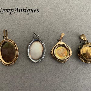 Old keepsake locket pendant