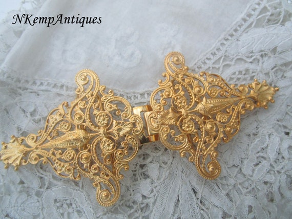 Filigree buckle 1930's