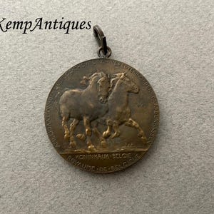 Oude paardenmedaille/hanger gedateerd