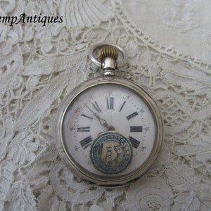 Antiek zilveren zakhorloge 1900