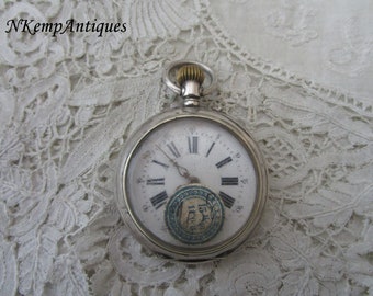 Antique silver pocket watch 1900