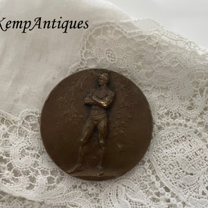 Antique medal/plaque Huguenin