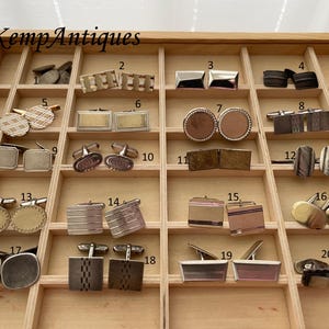 Old sterling silver cufflinks