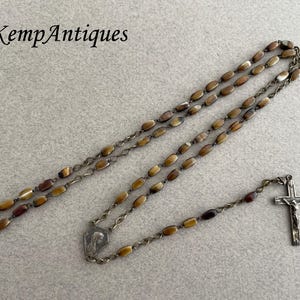 Old glass rosary