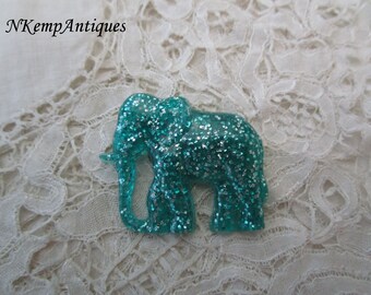 paillettes de broche d'éléphant de cru