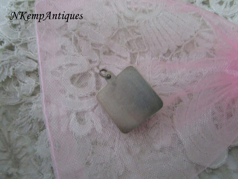 Silver cycling pendant real silver