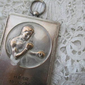 Boxing medal 1930's for the collector image 2