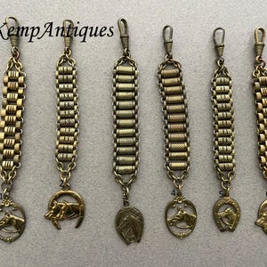 Old watch horse chatelaine /fob equestrian