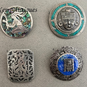 Spilla in argento sterling sud america messicana perù
