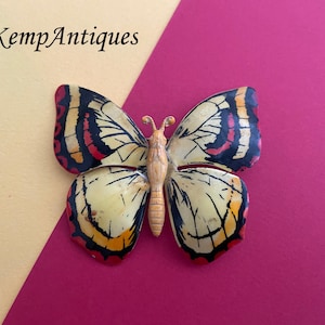 Old butterfly brooch made in Germany