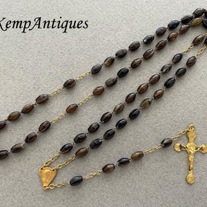 Old rosary glass