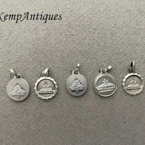 Old Mont St Michel pendant
