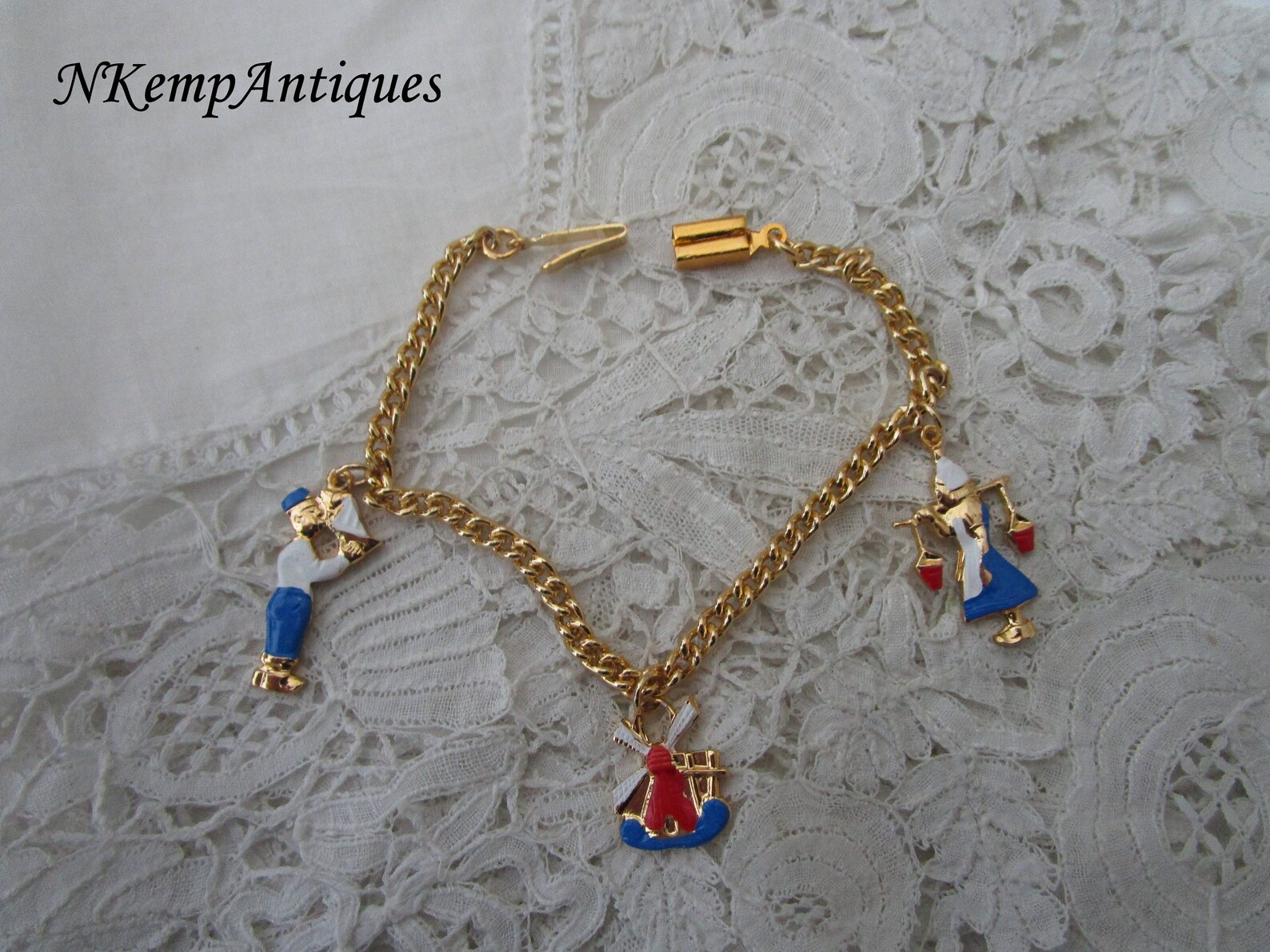 Novelty Charm Bracelet 1950's Etsy