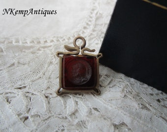 Antique intaglio fob/pendant  glass for the collector