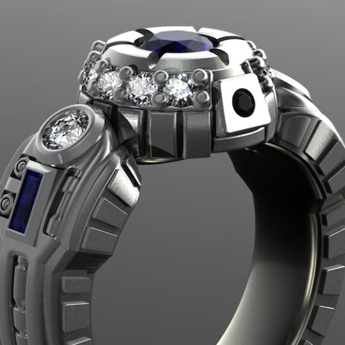 r2d2 sapphire ring