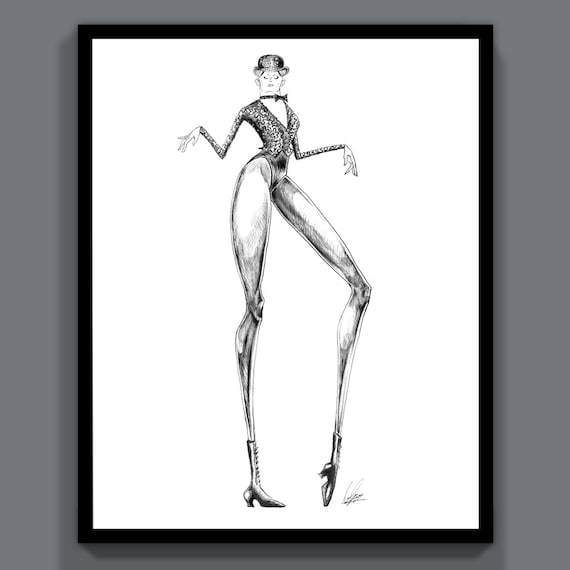 Ann Reinking Fosse All That Jazz Musical Theatre Print Etsy