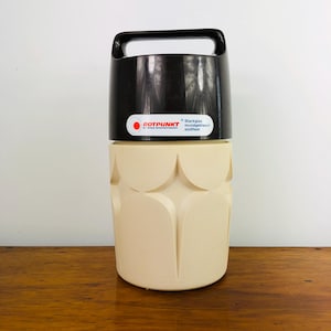 Retro Food Thermos by Rotpunkt/Dr Zimmermann 1970s Made in Germany Space Age Vintage, Mid Century MCM , Glass insert