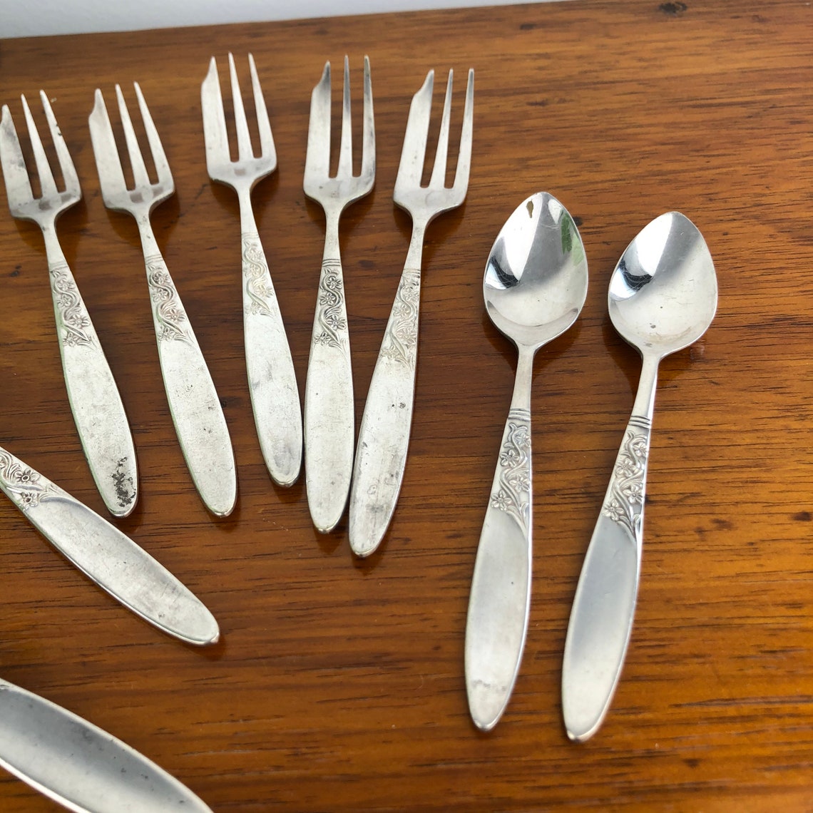Vintage Grosvenor 'christine' EPNS Cutlery Small Etsy