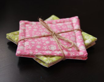 Sottobicchieri in tessuto (set di 4)