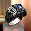 Bracelet Poignet Arménien En Obsidienne Noire Et Filigrane - Métal Argenté (Melchior) - Neuf Sans Emballage